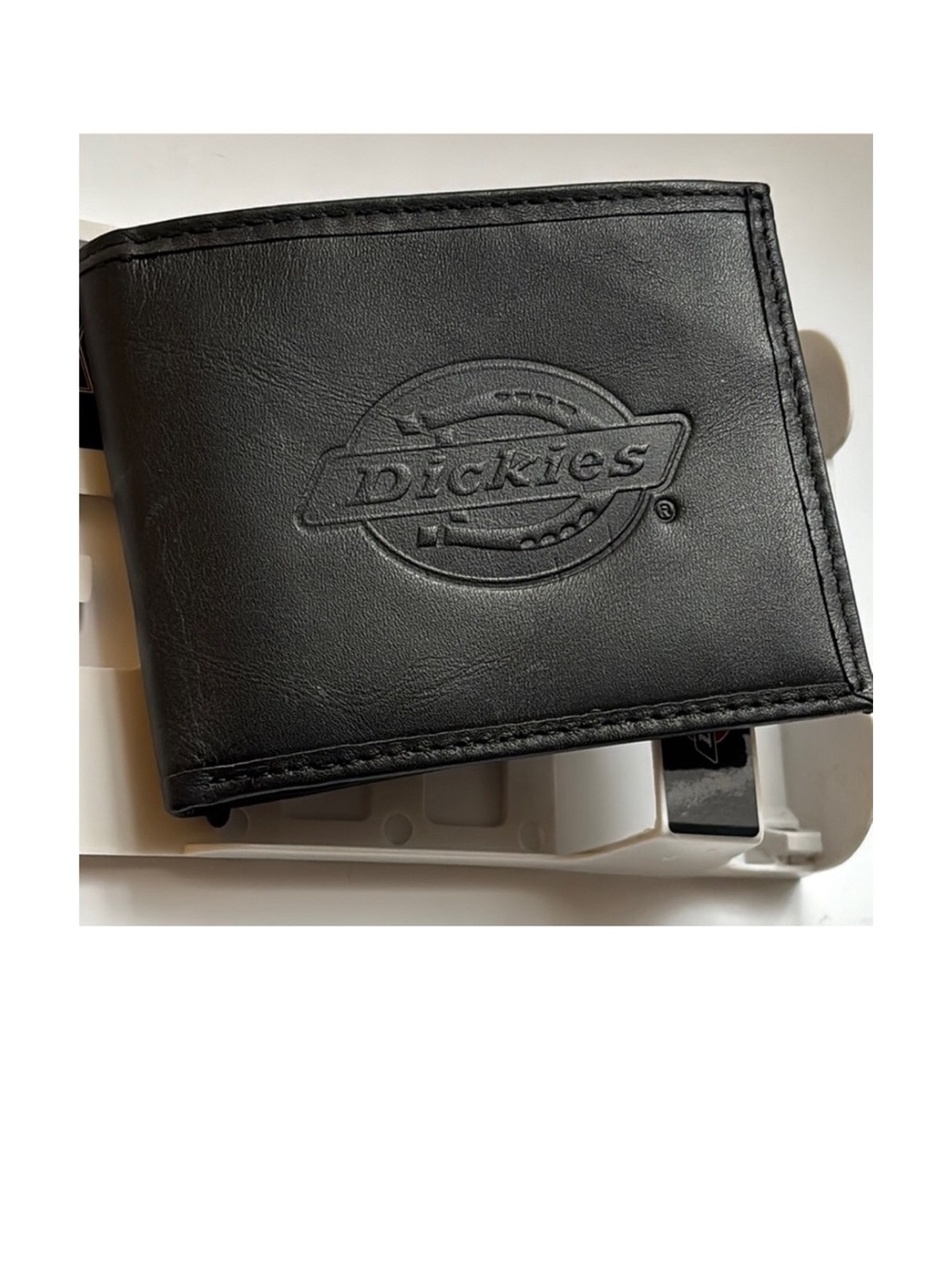 Dickies Classic Black Leather Billfold Wallet